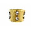 Image 2 : Sterling Silver .925 Created Gem Cuff Bangle