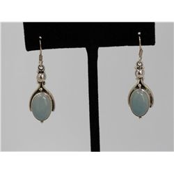 Sterling Silver .925 Vintage Moon Stone Earrings