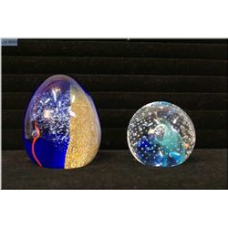 Two Scottish Caithness glass paperweights including  Abseil  and  Reflections 1993 
