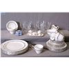 Image 1 : Setting for six of Aynsley bone china including dinner plates, side plates, bread and butter, cups, 
