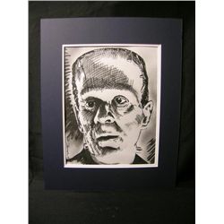 Boris Karloff As Frankenstein Drawing