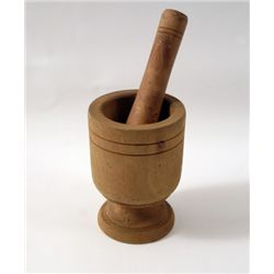 Mirror Mirror Wood Dwarf's Mortar & Pestle Prop