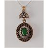 Image 2 : Natural Stone Vintage Victorian Design Pendant