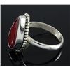 Image 2 : RUBY CORRUNDUM 26.60CTW STERLING SILVER RING