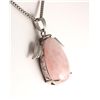 Image 1 : Natural Stone Rose Quartz Pendant