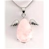 Image 2 : Natural Stone Rose Quartz Pendant