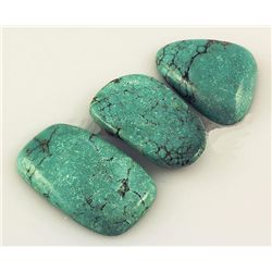Natural Turquoise 175.43ctw Loose Gemstone 3pc Big Size