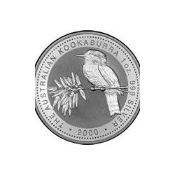 2000 1 oz Silver Australian Kookaburra
