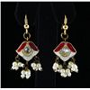 Image 1 : 3.06GRAM INDIAN HANDMADE LAKH FASHION EARRING