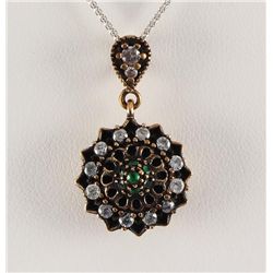 Natural Stone Vintage Victorian Design Pendant