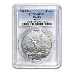 2013 1 oz Silver Libertad MS-69 PCGS