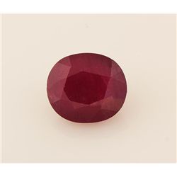 Loose Gemstone Faceted Ruby Corrundum