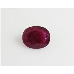 Loose Gemstone Faceted Ruby Corrundum