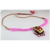 Image 2 : 18.13GRAM INDIAN HANDMADE LAKH FASHION NECKLACE