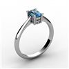 Image 1 : Topaz 0.57 ctw Ring 14kt White Gold