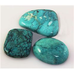 Natural Turquoise 244.60ctw Loose Gemstone Lot of 5