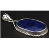 Image 2 : SAPPHIRE CORRUNDUM 65.40CTW SILVER PENDANT