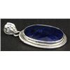 Image 2 : SAPPHIRE CORRUNDUM 59.67CTW SILVER PENDANT