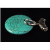 Image 2 : 104.13CTW NATURAL TURQUOISE ROUND PENDANT