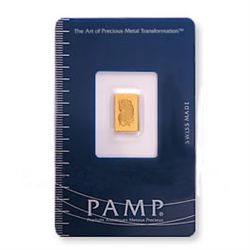 One Gram Gold Bar Pamp Suisse