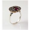 Image 1 : Natural Stone Statement Victorian Design Ring