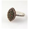 Image 2 : Natural Stone Statement Victorian Design Ring
