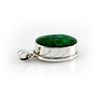 71ctw Lovely Emerald Set in Silver Pendant (19x26mm)