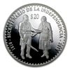 2010 Silver 2 oz Hidalgo and Morelos Bicentenario (w/Bo