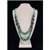 Gushing Sky Blue Turquoise 556.00ctw Beads Necklace