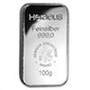 100 gram Heraeus Silver Bar (Pressed, Germany)