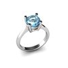 Aqua Marine 1.60ctw Ring 14kt White Gold
