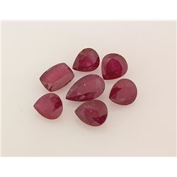 Mix Loose Gemstone Faceted Ruby Corrundum