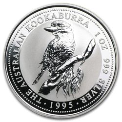 1995 1 oz Silver Australian Kookaburra