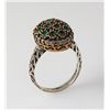 Image 1 : Natural Stone Statement Victorian Design Ring
