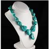 Image 1 : Big Bold Statement Turquoise Necklace