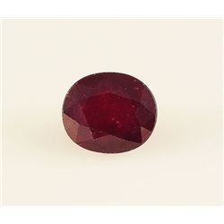 Loose Gemstone Faceted Ruby Corrundum