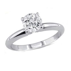 0.35 ct Round cut Diamond Solitaire Ring, I-J, SI2