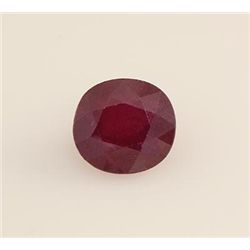 Loose Gemstone Faceted Ruby Corrundum