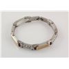 Image 1 : Men's Stainless Electroplated Bracelet 8 3/4" with Gold