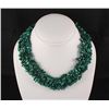 Image 1 : Woven Multi-Strand Natural Chip Beads Necklace