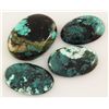 Image 1 : Natural Turquoise 251.88ctw Loose Gemstone 4pc Big Size