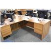Image 2 : CHERRY  L-SHAPE EXECUTIVE DESK