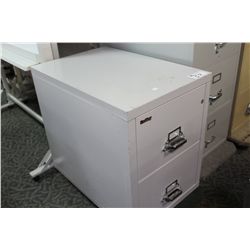 FIREKING 2 DRAWER FIREPROOF VERTICAL FILE CABINET