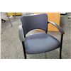 Image 2 : TEKNION  BLUE CLIENT CHAIR