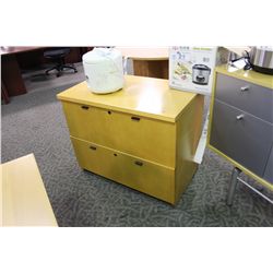 MAPLE 2 DRAWER LATERAL FILE CABINET