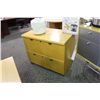 Image 1 : MAPLE 2 DRAWER LATERAL FILE CABINET