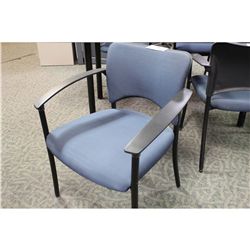 TEKNION  BLUE CLIENT CHAIR