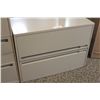 Image 1 : GREY 2 DRAWER LATERAL FILE CABINET