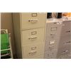 Image 1 : BEIGE 4 DRAWER VERTICAL FILE CABINET