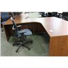 Image 2 : CHERRY BOW FRONT LH EXECUTIVE L-SHAPE DESK